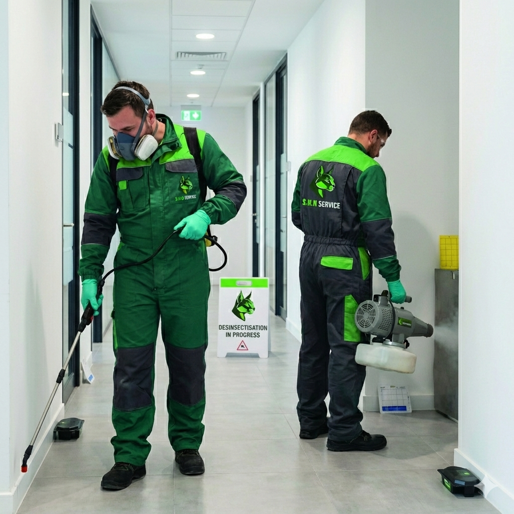 Technicien S.H.N SERVICE en intervention de desinsectisation